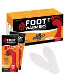 MEDLOT Heated Insoles Foot Warmer, 20 Pairs, Long Lasting Disposable Boot Shoe Warmer for Men and Women 10.2x3.3in (26x8.5cm) - Buy Online on GoSupps.com