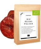 Pure Organic Reishi Powder | Medicinal Mushrooms | Foozia 300g - Premium Quality Reishi Mushroom Supplement - Buy Online on GoSupps.com