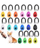 16 Pieces Dog Training Clicker Set - Professional Pet Training Clickers with Hand Loop & Large Button for Dogs & Horses - International Shipping Available - Buy Online on GoSupps.com