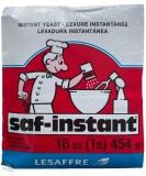 Saf-Instant Yeast Red Label 1 lb (16oz) - Single Pack | Fast-Acting Dry Yeast - Buy Online on GoSupps.com