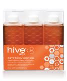 Hive Options Classic Warm Honey Wax Roller Depilatory Wax Cartridges 80g - Pack of 6 - Buy Online on GoSupps.com