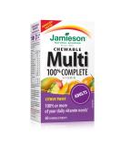 Jamieson 100% Complete Chewable Multivitamin for Adults - Citrus Twist, 60 Tablets - Buy Online on GoSupps.com