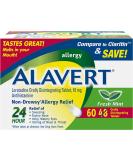 Alavert 24 Hour Orally Disintegrating Tablets - Fresh Mint - 60 Tablets (Pack of 4) | Fast International Shipping - Buy Online on GoSupps.com