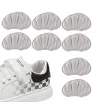 8 Pairs Strong Sticky Heel Grips for Shoes, Anti-Blister Cushion Pads - Gray - Buy Online on GoSupps.com