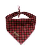 Shop Lionet Paws Christmas Bandana for Dogs - Triangular Headscarf in Black & Red Perfect for Small to Large Breeds - International Shipping Available! - Buy Online on GoSupps.com