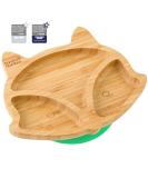 Bamboo Fox Baby Suction Plate | Secure Suction for Easy Feeding and Weaning | Ideal for Babies 6 Months and Up - Buy Online on GoSupps.com