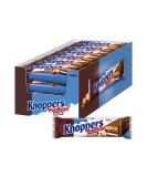 Buy Knoppers Dark Nut Bar - 24 x 40g Waffle Bars with Milk & Nougat Cream Hazelnuts & Caramel - International Shipping Available - Buy Online on GoSupps.com