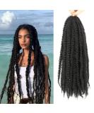 Ayana Marley Hair - 3 Packs 24 Braiding Hair for Faux Locs & Crochet (1B) | Synthetic Afro Extensions - Buy Online on GoSupps.com
