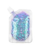 GL-Turelifes 50ml Body Glitter Gel - Mermaid Sequins Chunky Glitter for Face, Body, Hair - Easy to Apply & Remove - Festival & Halloween Makeup - Long Lasting Sparkling - Blue Purple - Buy Online on GoSupps.com