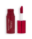 Makeup Revolution Pout Tint - Sizzlin Red 3ml | Hydrating Lip Tint with Glossy Stain Finish - Buy Online on GoSupps.com