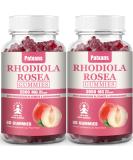 Buy 2 Packs 2000MG Sugar Free Rhodiola Rosea Gummies | Non-GMO Cortisol Reducer & Mood Support | 120 Vegetarian Chews for Stress Relief & Endurance - Buy Online on GoSupps.com