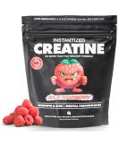 Gains in Bulk Instantized Creatine Monohydrate Powder Pre Workout Supplement for Muscle Endurance & Energy Sour Raspberry 30 Servings 100% Soluble No Bloating - Buy Online on GoSupps.com