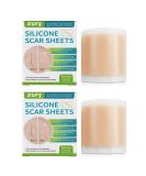 Buy Silicone Scar Sheets - 2 Boxes (1.6 x 60 Roll) for Effective Scar Removal | Reusable Silicone Scar Tape for All Types of Scars - International Shipping Available - Buy Online on GoSupps.com