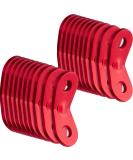 SATINIOR 20pcs Aluminum Guyline Cord Adjuster | Tent Tensioners for Camping | Red Circle Design - Buy Online on GoSupps.com