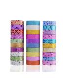 30 Rolls Washi Masking Tape Set - Decorative Craft Tape Collection for DIY, Gift Wrapping - Colorful Designs and Patterns - Buy Online on GoSupps.com