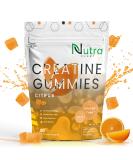 Buy Creatine Monohydrate Gummies - 5g Vegan Chewable for Strength & Energy | 90 Count Citrus - Gluten Free Low Calorie Muscle Builder - Buy Online on GoSupps.com