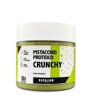 Eatalian by amz Better Protein Pistachi cream crunchy 200 gr string cream with pistachio granules sweet taste ideal on bread for filling sweets ice cream cake made in Italy protein crunchy - Buy Online on GoSupps.com