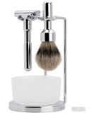 Merkur Futur 4-Piece Shaving Set - Polished Finish MK-751001 | Premium International Shipping - Buy Online on GoSupps.com