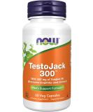 NOW Supplements, TestoJack 300™ with 300 mg of Tonkat Ali (Eurycoma longifolia Jack Extract), 60 Veg Capsules  - Buy Online on GoSupps.com