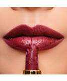 Oulac lipstick metallic gloss finish no granular feeling lipstick with long -lasting moisturizing and waterproof vegan 4.3g (14) one last kiss metallic vampire red - Buy Online on GoSupps.com