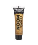 Cosmic Moon - Metallic Face Paint makeup for the Face & Body - 0.40fl oz - Create mesmerising metallic face paint designs! - Gold - Buy Online on GoSupps.com