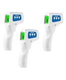 Berrcom No-Contact Infrared Forehead Thermometer - 4 in 1 Baby & Adult Fever Check (3 Pack) - Buy Online on GoSupps.com