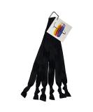 Classic Size Black No Crease Elastic Headband Hair Ties - Soft Stretch for Sports, Casual, Yoga - Buy Online on GoSupps.com