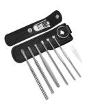 Premium Stainless Steel Ear Wax Removal Set - Portable Ear Cleaner for Adults & Children - Includes Storage Box & 2 Cleaning Brushes - Buy Online on GoSupps.com