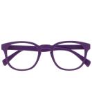 Opulize Pop Purple Round Reading Glasses +2.00 Magnification for Men and Women | Scratch Resistant with Spring Hinges - Buy Online on GoSupps.com