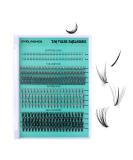 Buy Generic Fishtail False Eyelash Set - 14 Rows 404 Clusters 20D & 30D Extensions Complete Kit with Bond Seal & Applicator - Perfect for Self Use - Buy Online on GoSupps.com