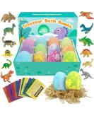 Gute Kids Dinosaur Egg Bath Bombs Set with Toys - 12 Pack | Organic, Safe & Fun Bath Bombs Gift Set for Boys, Girls & Women | Relaxing Fizzy Bath Bombs Kit - Buy Online on GoSupps.com