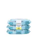 The Honest Company Sanitizing Alcohol Wipes | Kills 99% of Germs, Made With Aloe | Unscented, 150 Count (3 Packs of 50) Unscented  150 Count (3 Packs of 50) - Buy Online on GoSupps.com