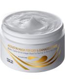 Vitamins Keratin Hair Mask Deep Conditioner with Biotin Protein and Castor Oil - Repair Treatment for Thick, Dry, Damaged, Color Treated Hair - Buy Online on GoSupps.com