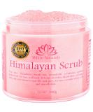 Himalayan Salt Body Scrub Exfoliator for Soft Skin - White Naturals 12 oz - Buy Online on GoSupps.com