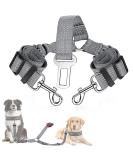 Buy Slowton 2-in-1 Stroke Belt Dog Car - Durable Adjustable Tangle-Free Elastic Seat Belt for Medium Dogs - Reflective Design for Safe Travel - Buy Online on GoSupps.com
