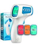 Infrared No Touch Forehead Thermometer - Digital Medical Thermometer for Adults, Kids & Babies - Fever Alert & Silent Mode - Buy Online on GoSupps.com