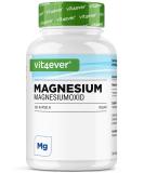 Magnesium - 365 capsules (12 months) - 665 mg per capsule including 400 mg elementary magnesium - laboratory test - high -dosed - without unwanted additives - vegan - Buy Online on GoSupps.com
