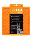Lickimat Buddy Orange - Ultimate Licking Mat for Dogs & Cats | Enhance Pet Enrichment - Buy Online on GoSupps.com