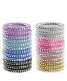 Winrase Colorful Spiral Phone Cord Hair Ties - 24pcs Hair Coil Ponytail Holders for Women and Girls - Buy Online on GoSupps.com
