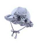 XIAOHAWANG Baby Girl Sun Hat with Embroidered Flowers | Toddler Bucket Hat for Infant Girls 0-3 Months - Blue - Buy Online on GoSupps.com