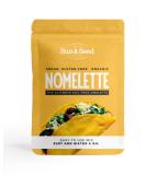 Organic Nomelette Mix by Sun & Seed - 250g - Egg Free Alternative Mix - High in Protein - Plant Based Mix - Vegan Friendly - Makes 10 Omelettes 1 Pack - Buy Online on GoSupps.com