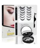 Magnetic Eyelashes with Eyeliners Kit - 8 Pairs 3D/6D Natural Look No Glue Needed - International Shipping Available - Buy Online on GoSupps.com