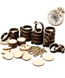 Mini Embroidery Hoop Mini Wood Hoop Ring Wooden Round Crossing Stitch Hoop Small Display Frame Circle for DIY Pendant Embroidery Frame Craft Favors Ornaments (1.2 x 1 Inch  20 Pieces) 20 1.2 x 1 Inch - Buy Online on GoSupps.com