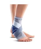 Bauerfeind MalleoTrain S Open Heel Ankle Support - Right Foot Size 5 - Titanium Color - Maximum Ankle Stability - Buy Online on GoSupps.com