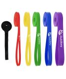 Buy Resistance Bands Set of 5 - Heavy Duty Pull Up Assistance & Door Anchor for Effective Muscle Training - Portable Exercise Bands for Men & Women - Buy Online on GoSupps.com