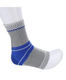 Adjustable Sports Ankle Brace - Breathable Silicone Ankle Sleeve Support for Sprains Strains & Plantar Fasciitis - Men & Women (M - Buy Online on GoSupps.com