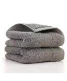 Pupopik 2 Pack Hand Towels - 100% Cotton, Highly Absorbent & Quick Dry (14 x 30 Inch) - Gray Towels for Bathroom, Hotel, Kitchen & Spa - Buy Online on GoSupps.com