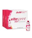 VitaSprint B12 Drinking Vials - 2x30 Hours | High-Dose Vitamin B12 & Protein for Energy & Fatigue Relief (2 Pack) - Buy Online on GoSupps.com