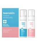 Teen Skin Face Wash Duo - Gentle Daily Foaming Face Wash for Boys & Girls | Non-toxic Ingredients | Prevent Acne | 2 x 5 oz Bottles - Buy Online on GoSupps.com