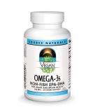 Source Naturals Vegan Omega-3S 300mg | Non-Fish EPA-DHA | 60 Vegan Softgels - Buy Online on GoSupps.com